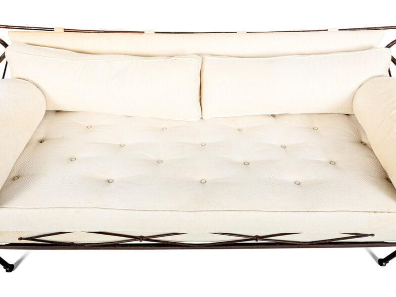 An Empire Style Wrought Iron Daybed - 6