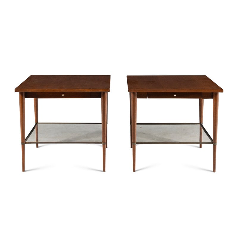 Paul McCobb (American, 1917-1969) Pair of Connoiseur Side Tables (1 of 2)