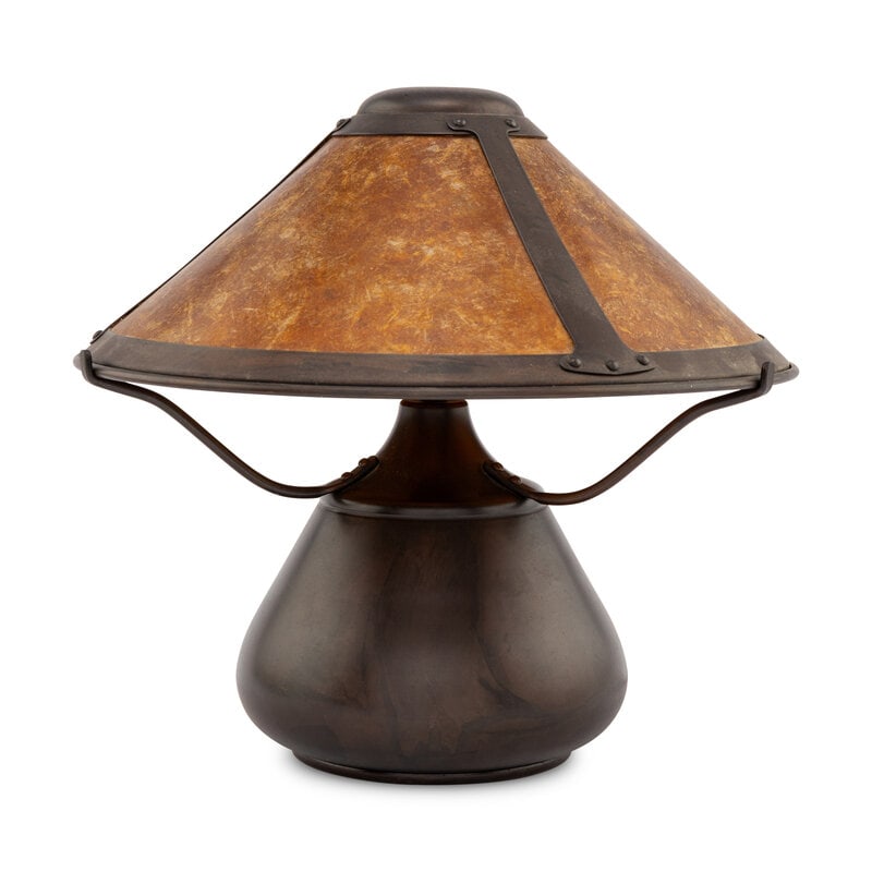 A Mica Lamp Co. Table Lamp: A Mica Lamp Co. Table Lamp Height 15 inches. Property from the Collection of Richard and Deanna Freeland This lot is located in Chicago. 