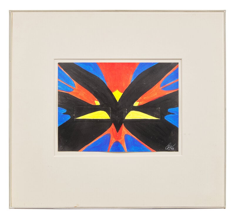 Jack Youngerman (American, 1926-2020) Untitled Study #22, 1969 (1 of 3)