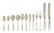 An American Sterling Silver Partial Flatware Service, G