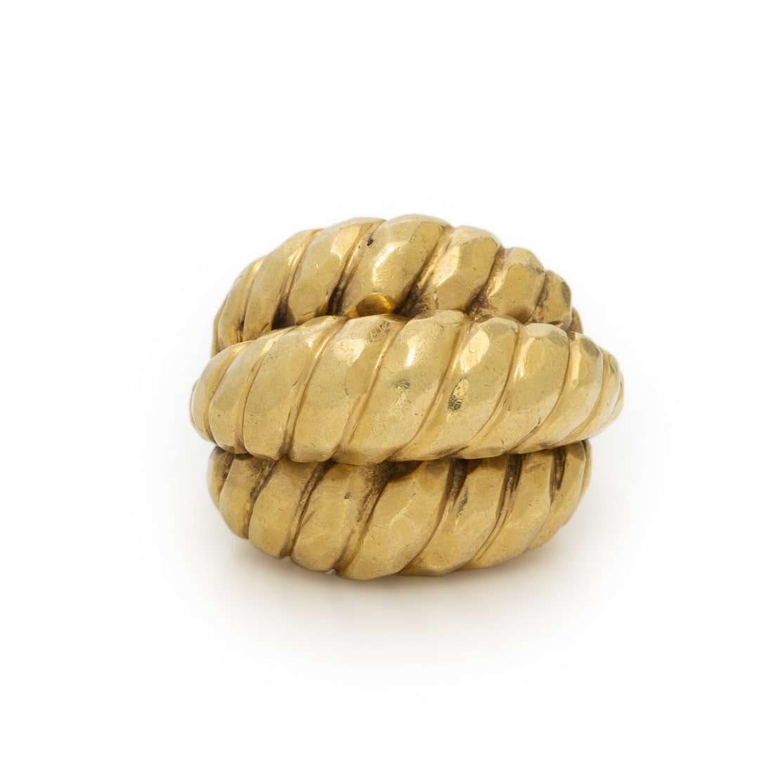 HENRY DUNAY, YELLOW GOLD RING (1 of 3)