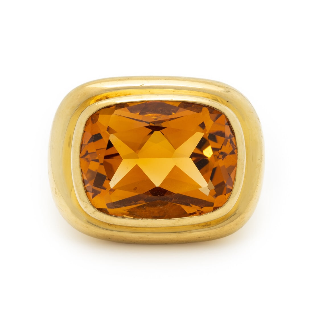 TIFFANY & CO., PALOMA PICASSO, CITRINE AND YELLOW GOLD RING (1 of 3)