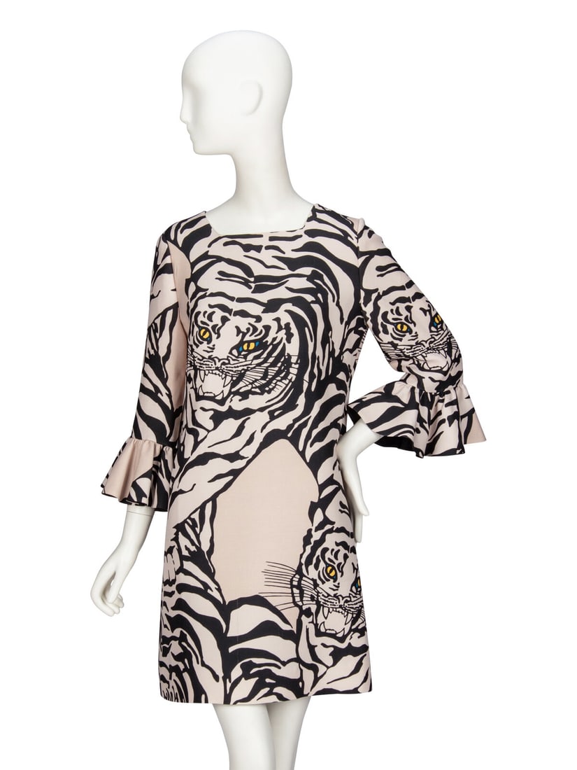 VALENTINO, PRINTED TIGER DRESS (1 of 4)