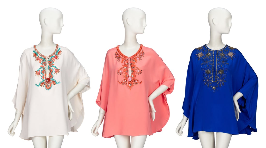 EMILIO PUCCI, THREE EMBELLISHED BLOUSES (1 of 3)