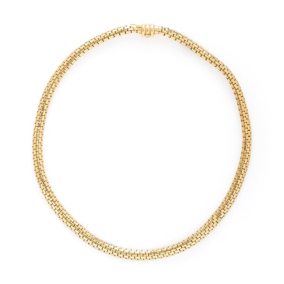 CARTIER, PARIS, YELLOW GOLD PANTHERE LINK NECKLACE (1 of 3)