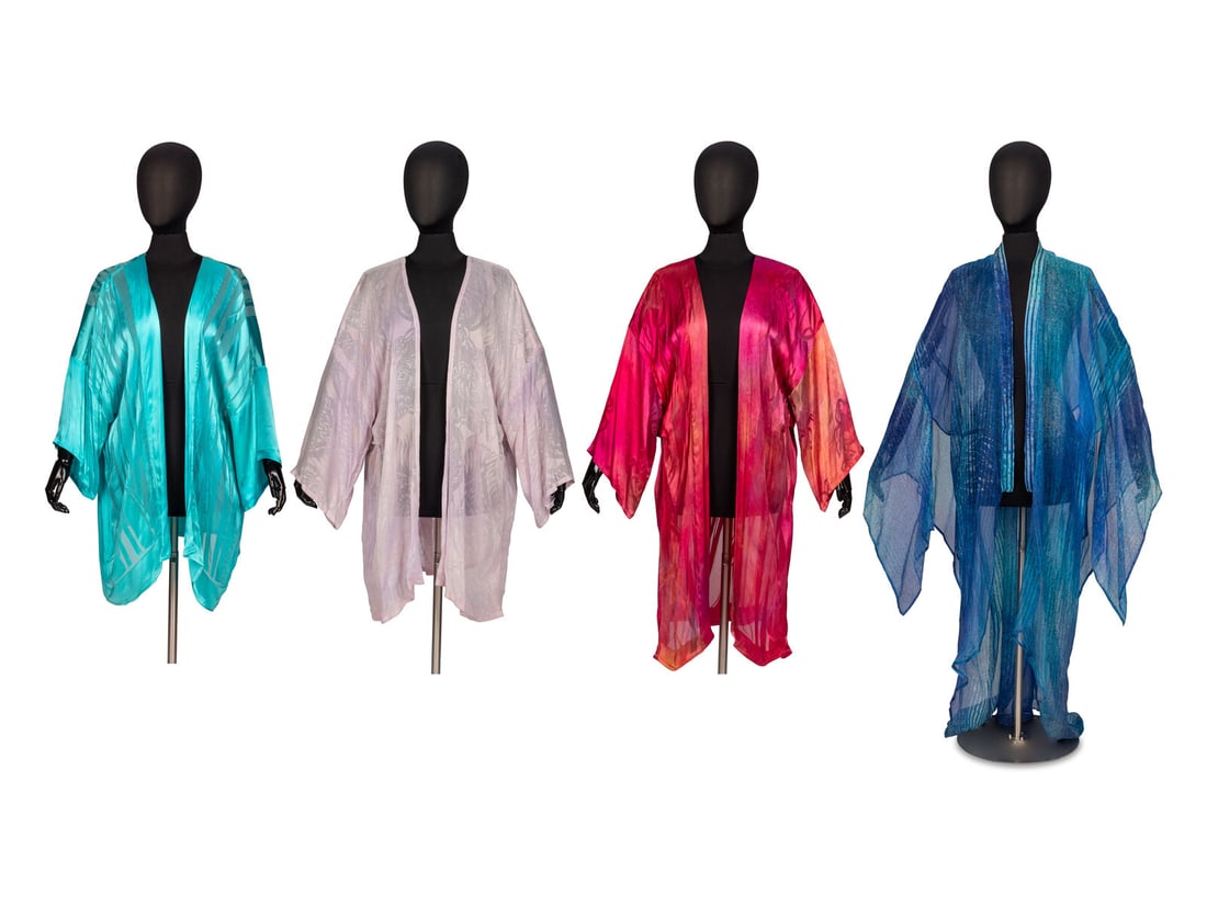 CHARLES & PATRICIA LESTER, FOUR ROBES AND ONE SHAWL (1 of 4)