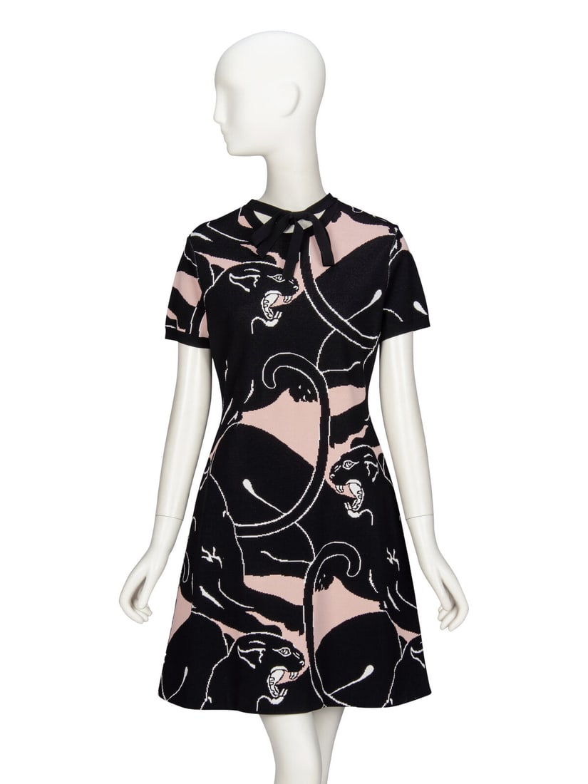 VALENTINO, KNIT PANTHER DRESS (1 of 4)