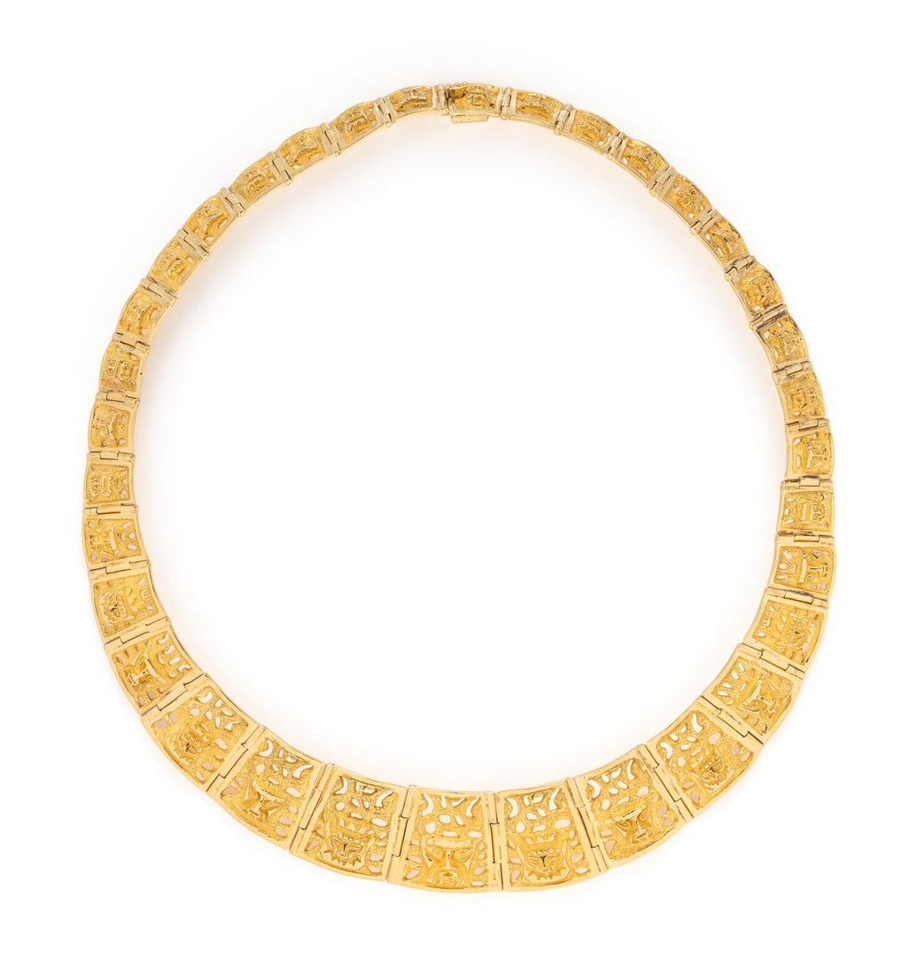 YELLOW GOLD FIGURAL NECKLACE (1 of 3)