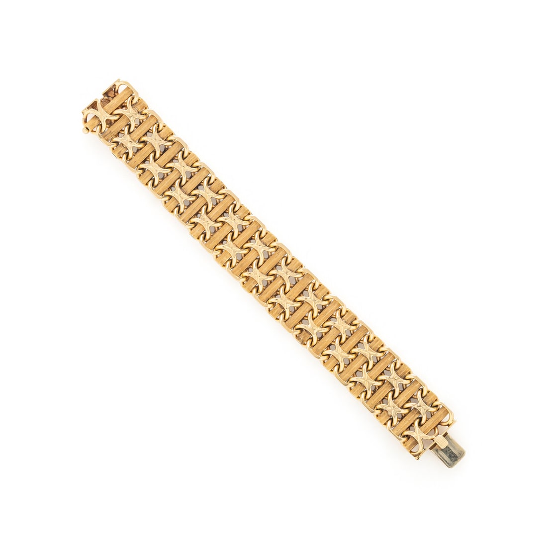 YELLOW GOLD FANCY LINK BRACELET (1 of 3)
