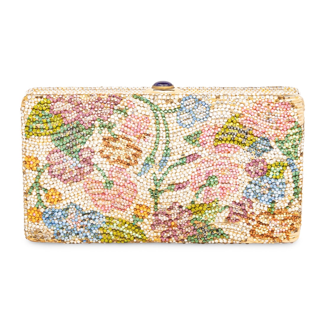 JUDITH LEIBER, FLORAL MINAUDIÈRE BOX CLUTCH (1 of 5)