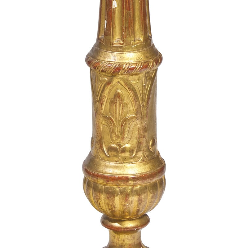 A Renaissance Revival Torchière, Now Mounted as a Floor Lamp - 3