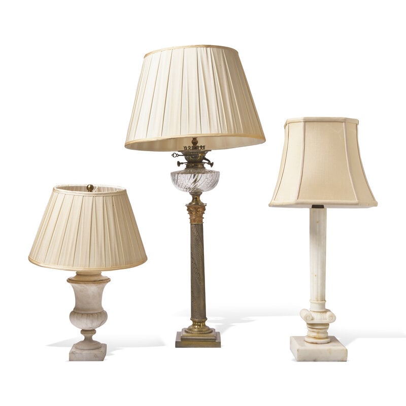 Three Neoclassical Style Lamps - 2