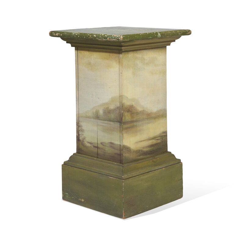 A Paint-Decorated Pedestal - 2