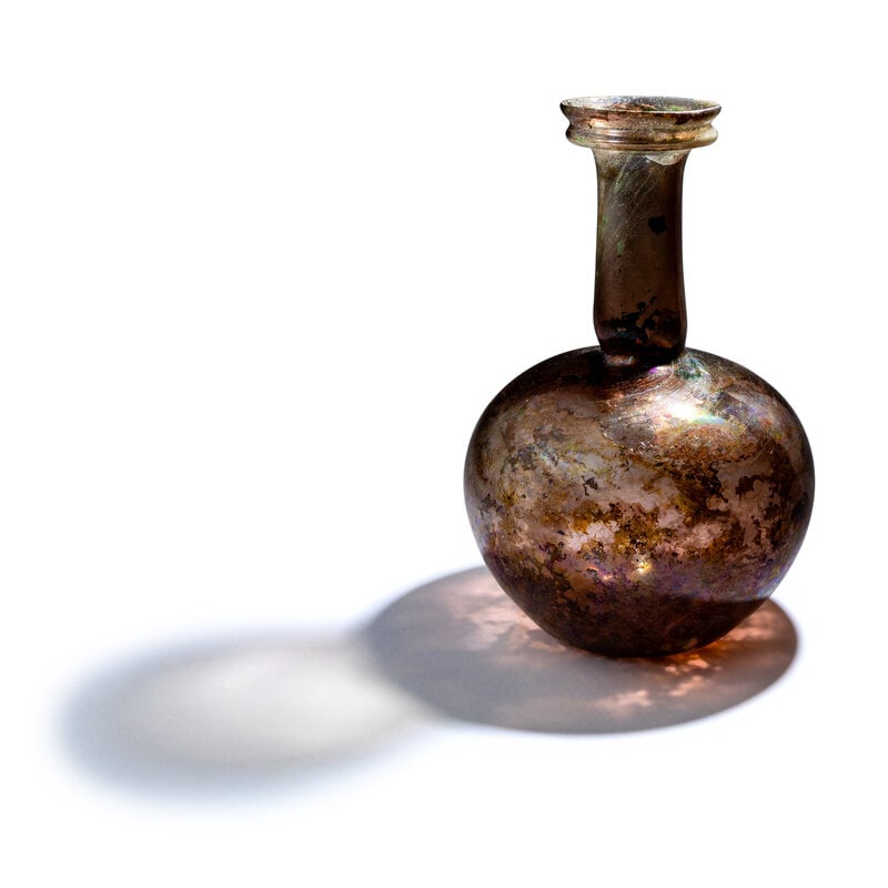 A Roman Style Glass Bottle - 2