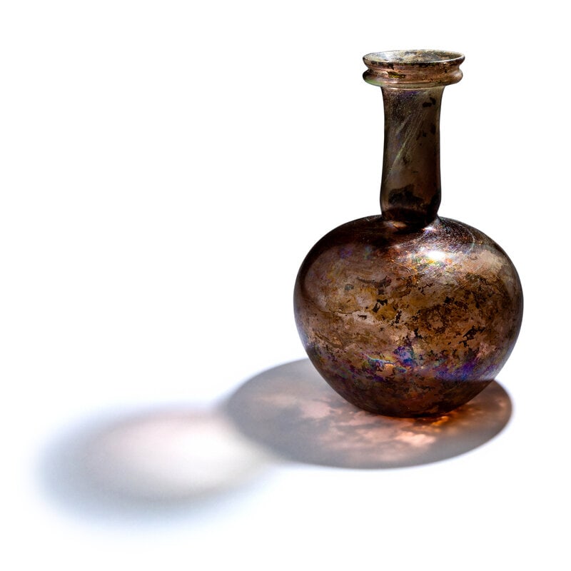 A Roman Style Glass Bottle - 3
