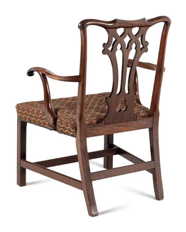 A George III Mahogany Armchair - 4