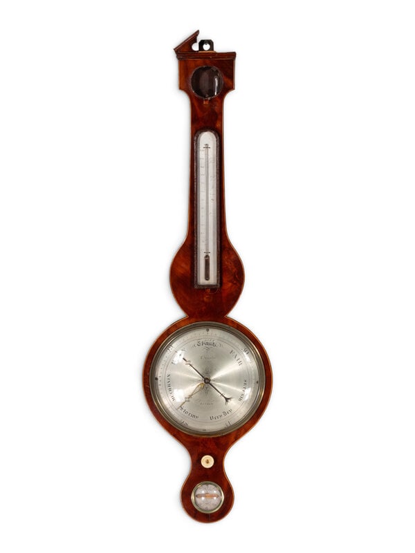 A George III Mahogany Wheel Barometer (1 of 4)