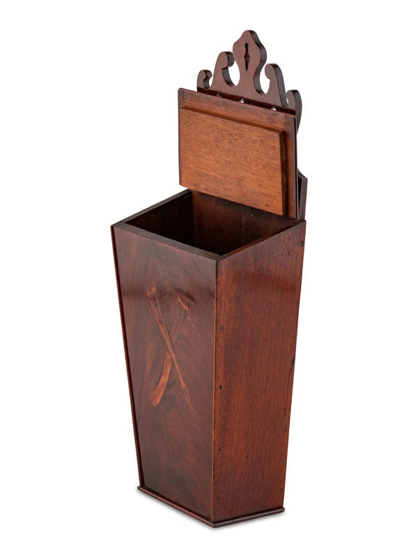 A Federal Mahogany Knife Box - 4