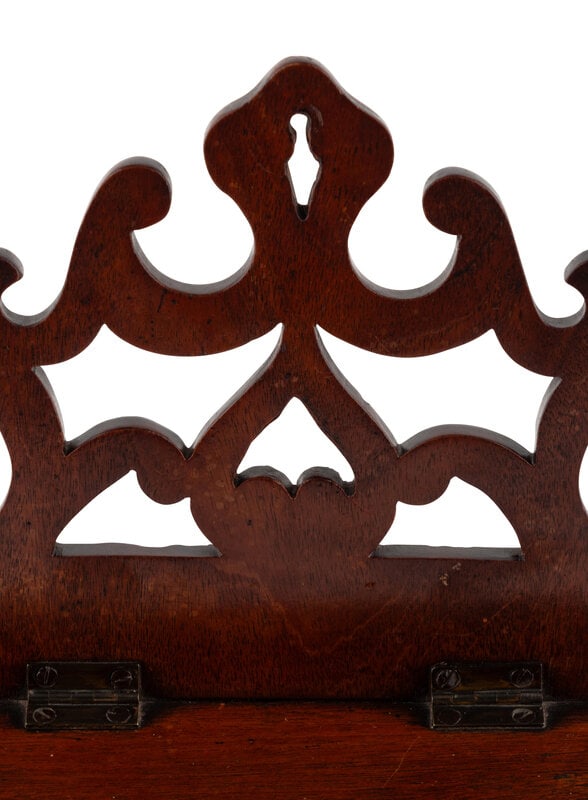 A Federal Mahogany Knife Box - 5