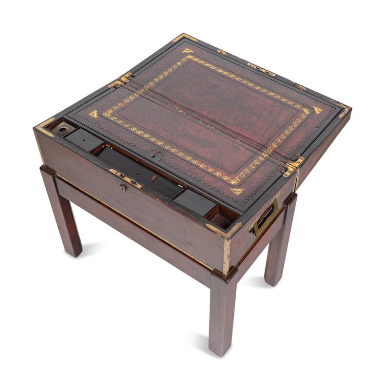 A Regency Writing Slope on a Later Stand - 2