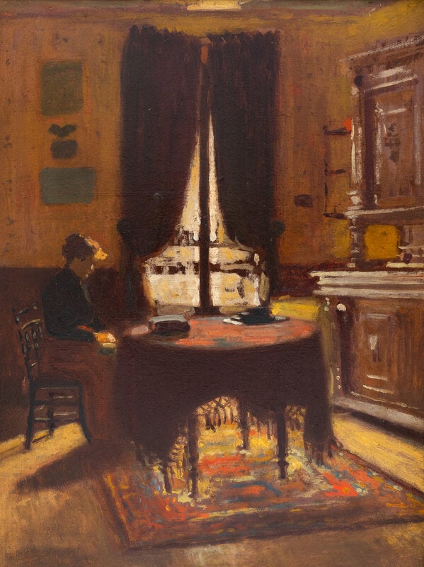 French School, 20th Century Interior Scene, 1959 - 2