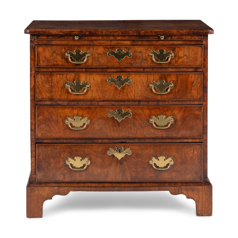 A George II Walnut Bachelor's Chest (1 of 2)