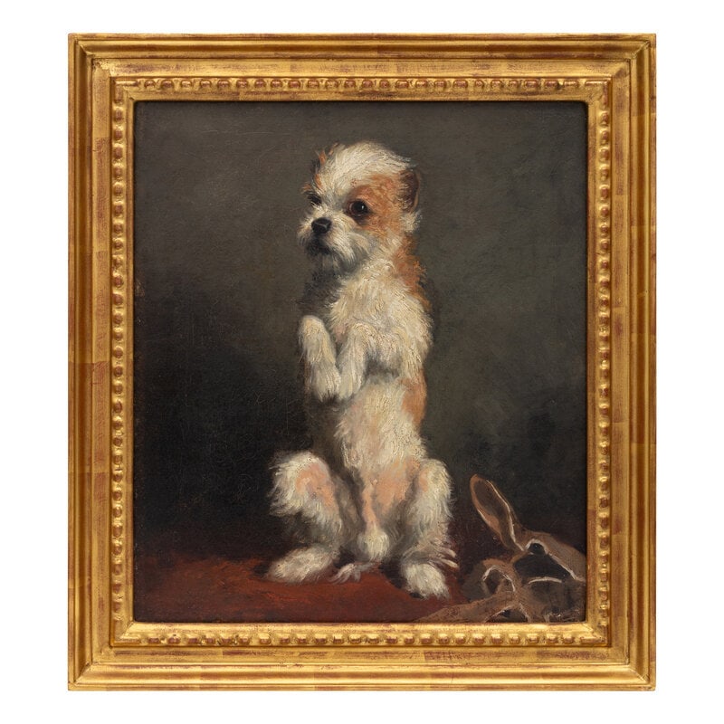 British School Early 20th Century Two Portraits of Terriers - 5