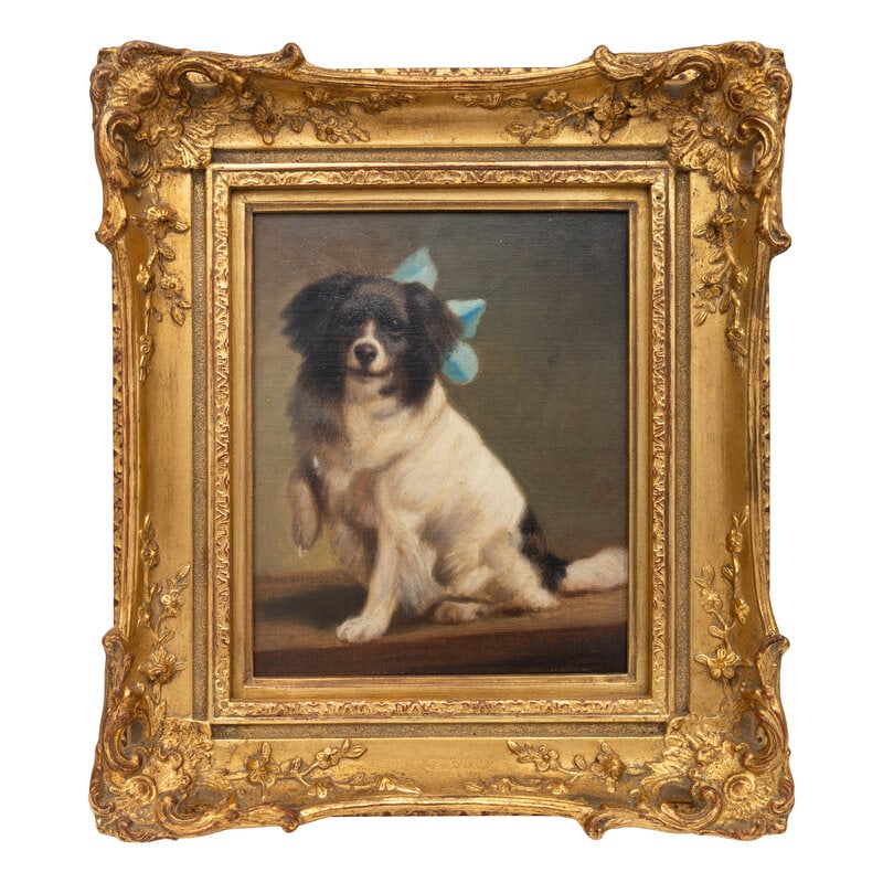 Charles Grant Beauregard (Canadian/American, 1856-1919) Portrait of a Spaniel (1 of 3)