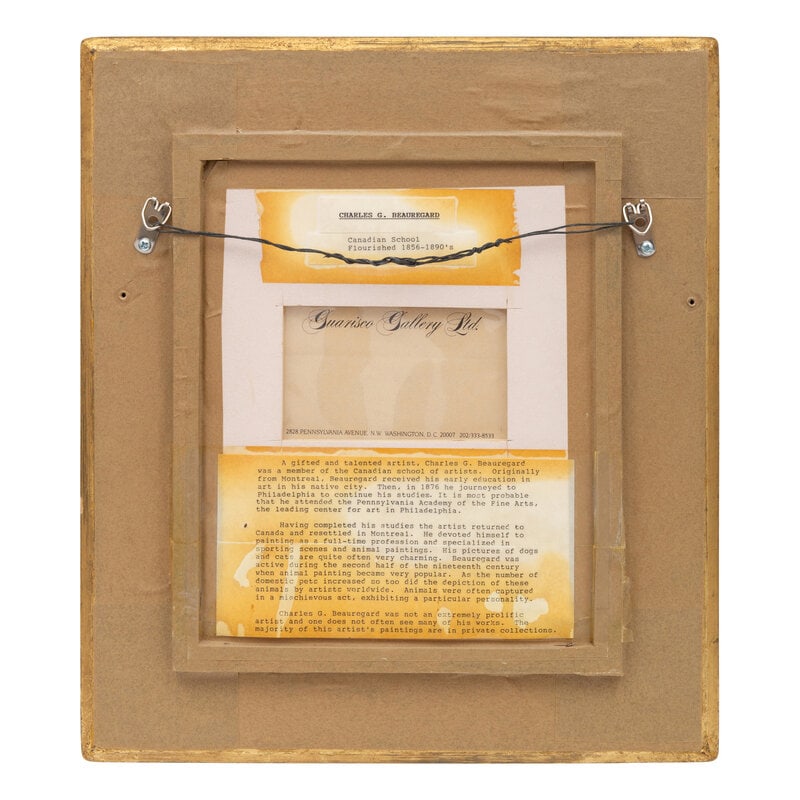 Charles Grant Beauregard (Canadian/American, 1856-1919) Portrait of a Spaniel - 3