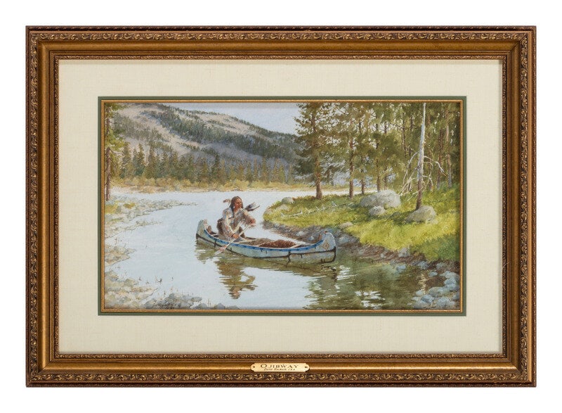 David Halbach (American, b. 1931) Ojibway, 1994 (1 of 4)