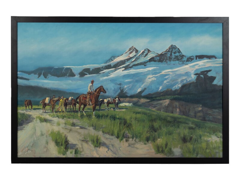 Artist Unknown (20th century) Cowboys in the Mountains (1 of 4)