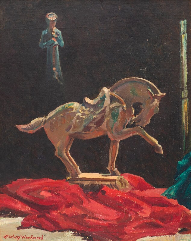 Stanley Woodward (American, 1890-1970) Surrealist Still Life with Tang Horse - 2