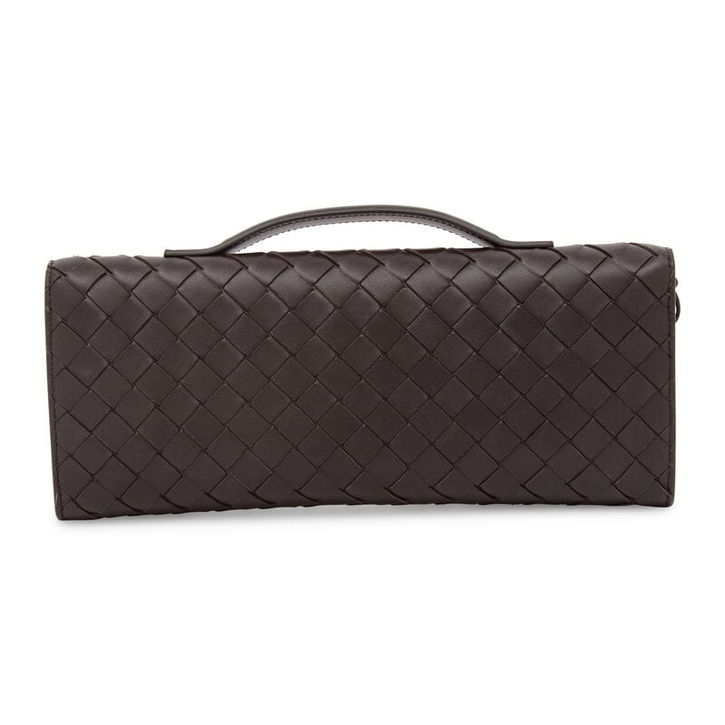 BOTTEGA VENETA, ANDIAMO INTRECCIATO LEATHER CLUTCH - 3