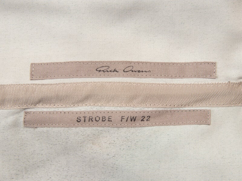 RICK OWENS, DRAPED VELVET DRESS - 4