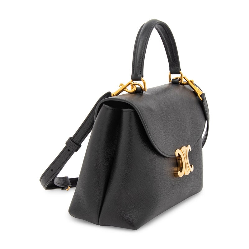 CELINE, MEDIUM BLACK NINO BAG - 2
