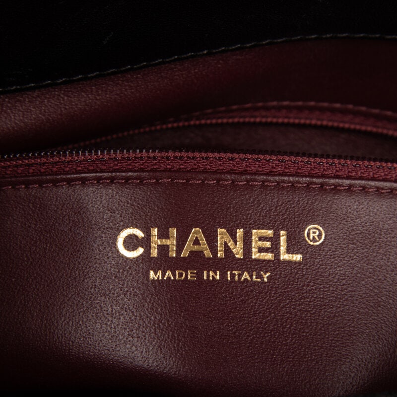 CHANEL, LARGE SQUARE TOP HANDLE FLAP BAG - 5