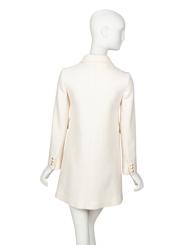 GUCCI, IVORY WOOL COAT - 2