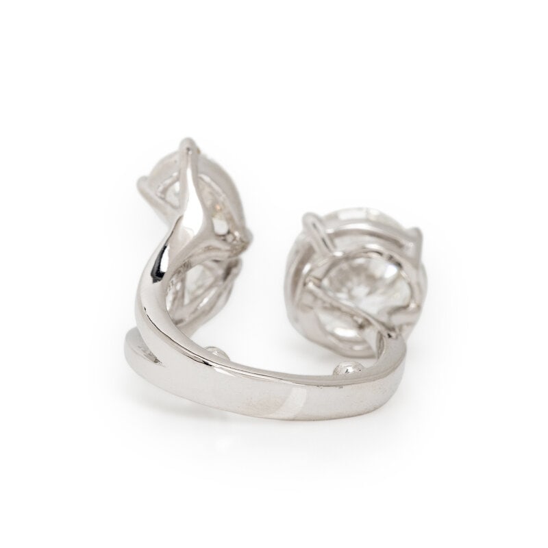 CHRISTOPHER KAUFMANN, DIAMOND AND PLATINUM RING - 3