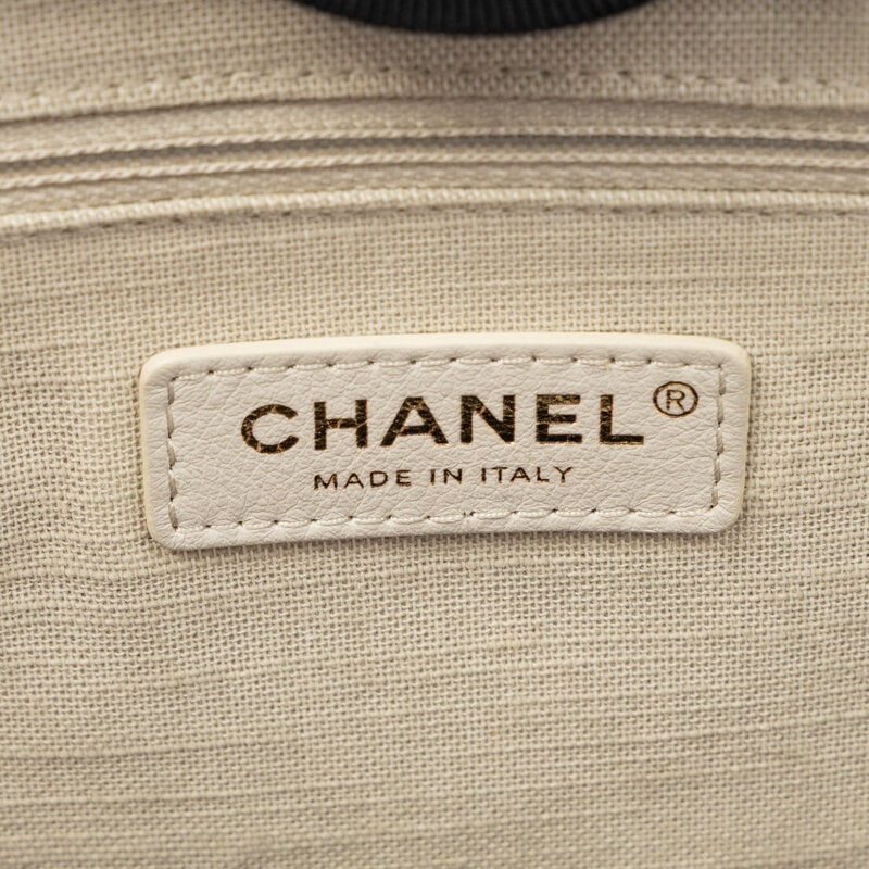 CHANEL, BLACK CAMBON SHOPPING BAG - 4