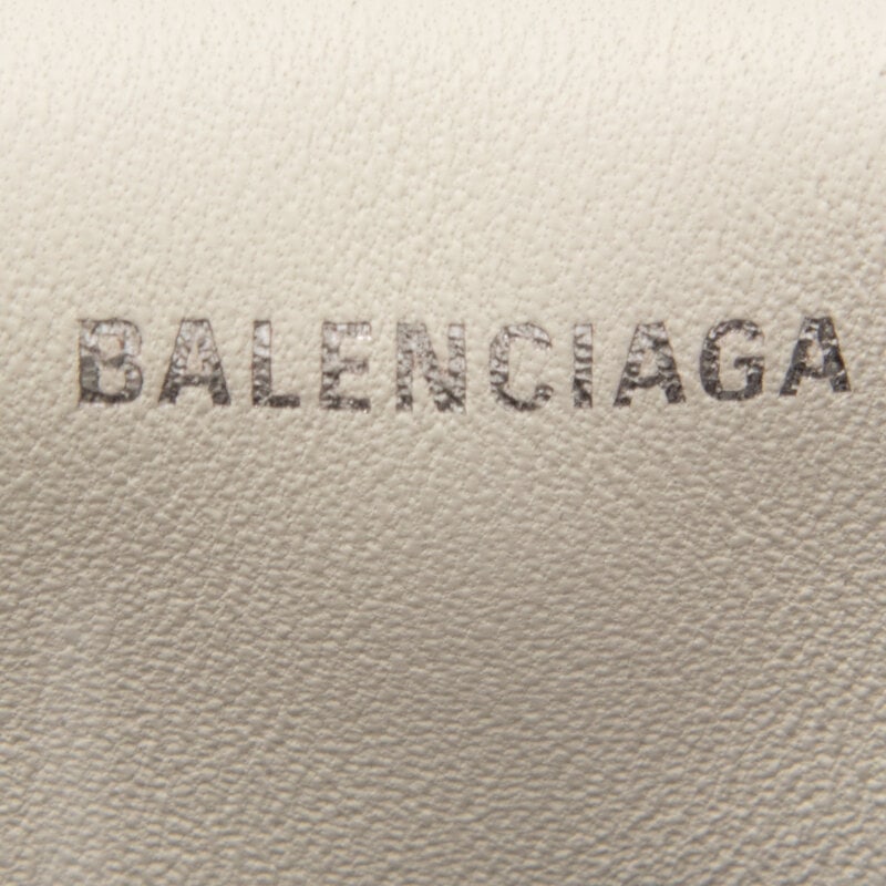 BALENCIAGA, FAUX FUR CRUSH BAG - 5