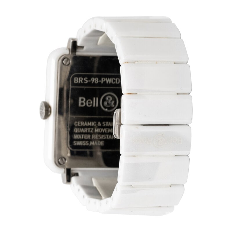 BELL & ROSS, 'BR-S' CERAMIC WATCH WITH DIAMONDS - 2
