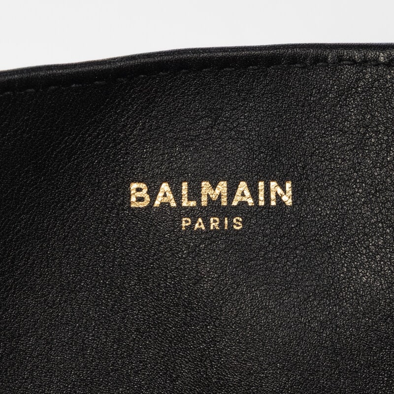 BALMAIN, BLACK ANTHEM SHOULDER BAG - 4