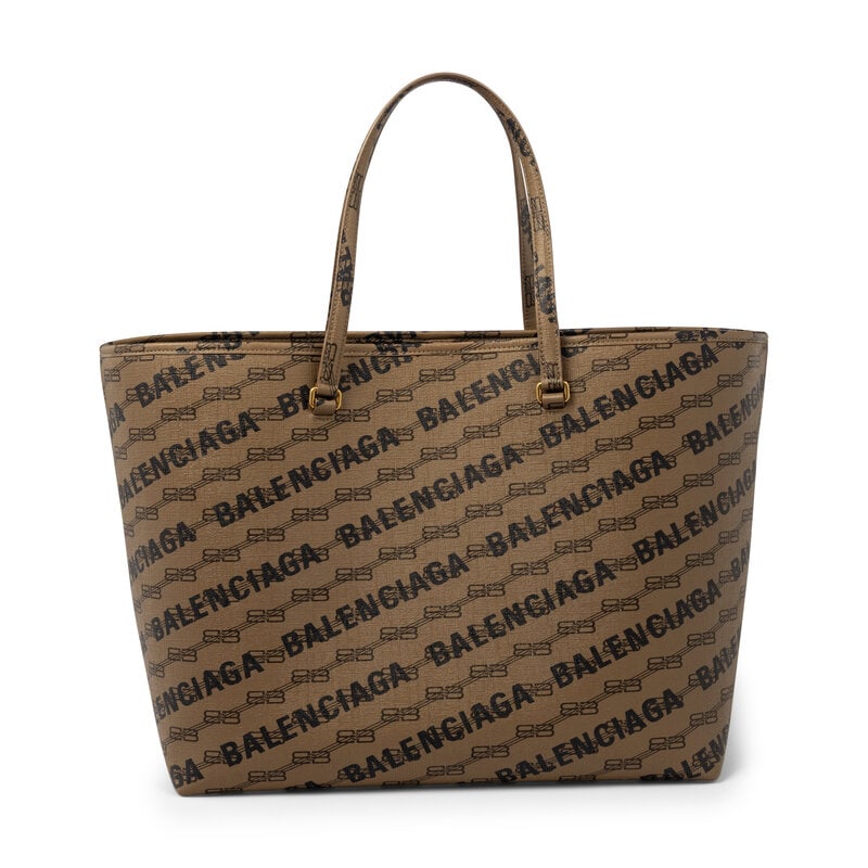 BALENCIAGA, XL LOGO TOTE - 3