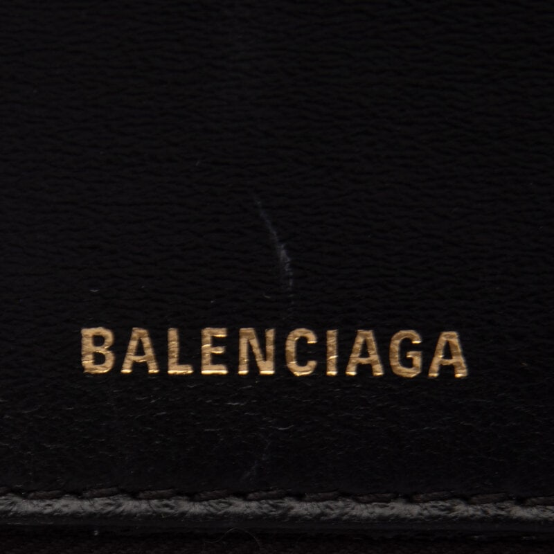 BALENCIAGA, LEOPARD-PRINT HOURGLASS BAG - 5