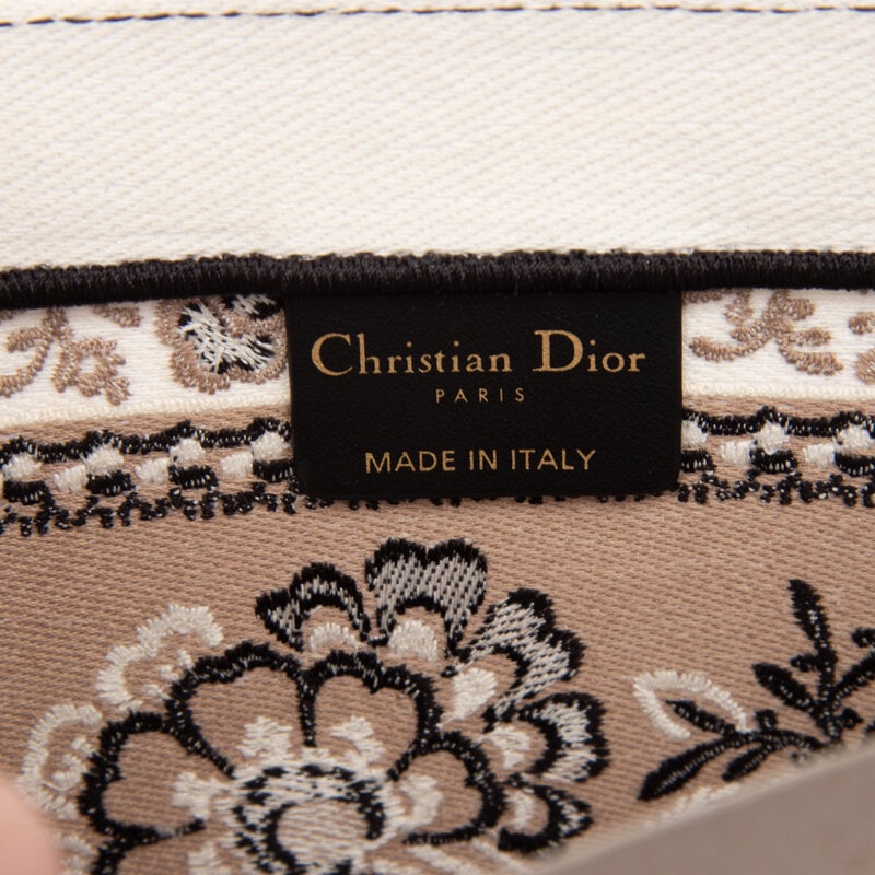 CHRISTIAN DIOR, LARGE BUTTERFLY BOOK TOTE - 4