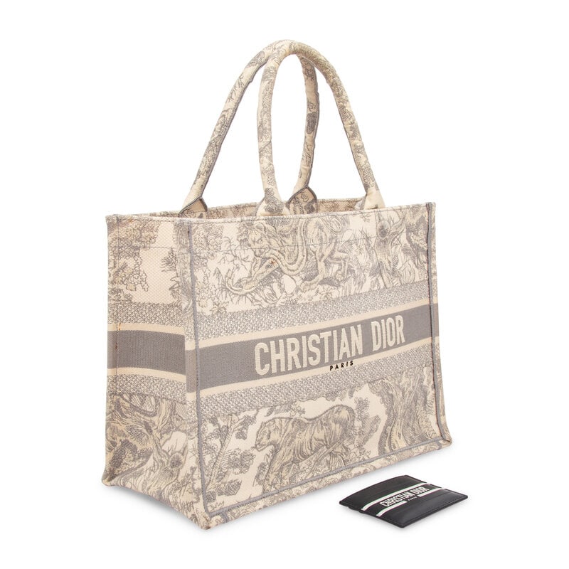 CHRISTIAN DIOR, TOILE DE JOUY BOOK TOTE & WALLET - 2