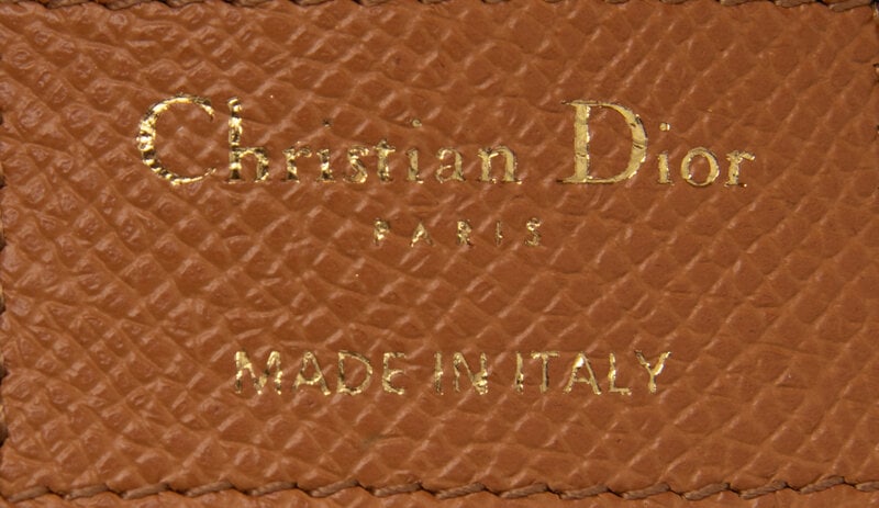 CHRISTIAN DIOR, TAN LEATHER SADDLE BAG - 4