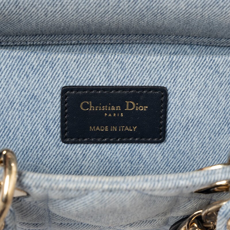 CHRISTIAN DIOR, DENIM LADY D-JOY BAG - 4