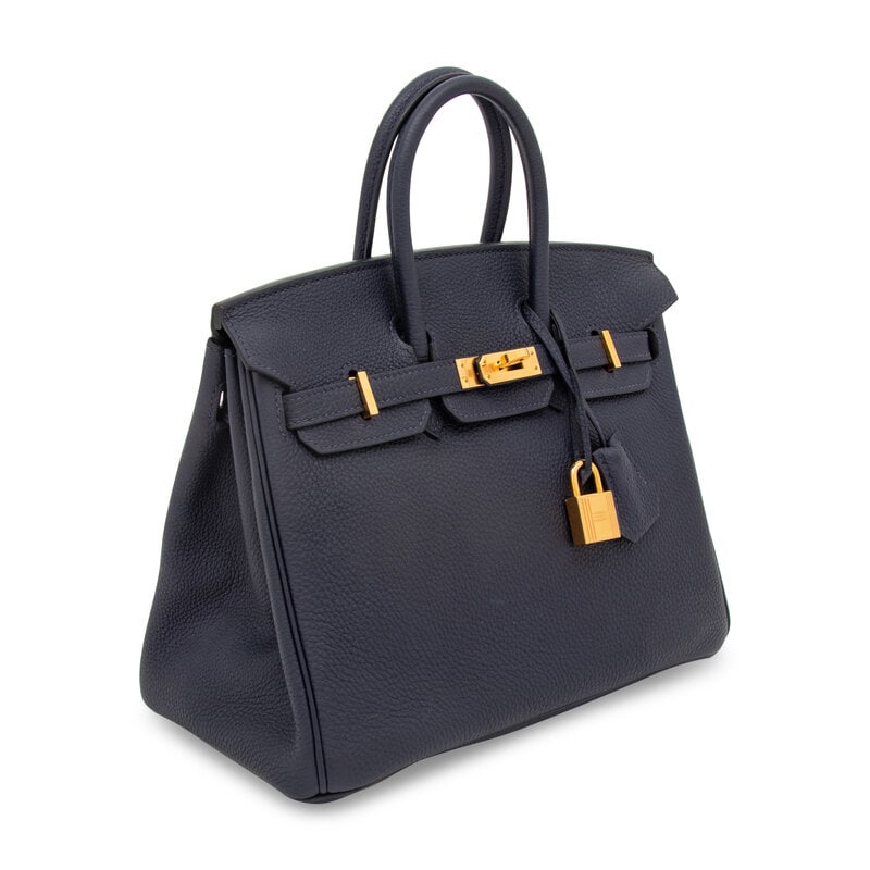 HERMÈS, BIRKIN 25 IN TOGO BLEU NUIT - 2